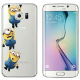 For Samsung Galaxy S6 Edge G9250 Case Minions Butterfly Silicone Back Cover TPU Frame Capa Funda Case For Samsung S6 Edge Plus