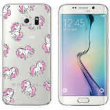 For Samsung Galaxy S6 Edge G9250 Case Minions Butterfly Silicone Back Cover TPU Frame Capa Funda Case For Samsung S6 Edge Plus