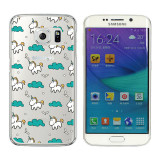 For Samsung Galaxy S6 Edge G9250 Case Minions Butterfly Silicone Back Cover TPU Frame Capa Funda Case For Samsung S6 Edge Plus