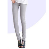 2016 Spring New Autumn Fashion Pencil Jeans Woman Candy Colored Mid Waist Full Length Zipper Slim Fit Skinny Women Pants
