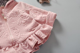 2016 spring autumn days baby jacket girl princess clothing cotton hooded jacket baby cardigan jacket children 1-3T free shipping