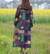 2016 Spring Autumn Coats Women Long Sleeve Dress Ethnic Clothes Mori Girl Trench Coat Plaid Overcoat Vintage Windbreaker Abrigos