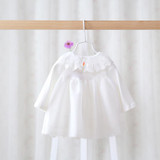 2016 spring autumn brand children's wear dress for girls gauze lace dress baby sweet princess dress for girls baby clothes