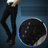 2016 Spring And Autumn Trousers New Slim Cotton Mens Pants Casual Fashion Punk Hip Hop Men Pants Summer Trousers Cuff Pants Men