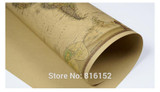 2016 Rushed Classic World Map English For Retro Kraft Paper Poster Decorative Painting Core Vintage Greeting Card