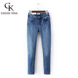 2016 new Jeans Woman With High Waist Skinny ninth Pencil Women's Jeans Femme Denim High Waist Women Jeans Pants Trousers