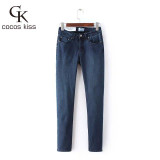 2016 new Jeans Woman With High Waist Skinny ninth Pencil Women's Jeans Femme Denim High Waist Women Jeans Pants Trousers