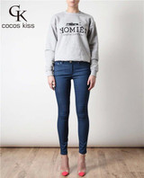 2016 new Jeans Woman With High Waist Skinny ninth Pencil Women's Jeans Femme Denim High Waist Women Jeans Pants Trousers