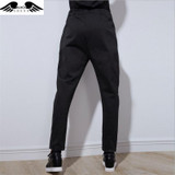2016 New Hot Sale autumn winter women pants Elastic Waist fashion Solid black Casual Loose Baggy sportpants warm trousers