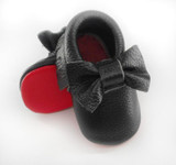 2016 New Genuine Leather First Walkers Soft red sole Baby shoes Toddler Baby moccasins Infant Fringe Bow Shoes