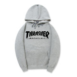 2016 New Fleece Autumn Winter Trasher Men's Hoodies Streetwear Skateboard Hip hop Hoody Thrasher Sweatshirt Men Women Sweat XXL