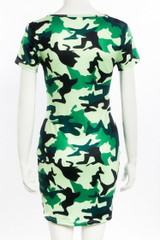 2016 new Fashion Women Summer slim short sleeve Bodycon Camouflage Military Print Sexy Mini Dress dresses Vestido Curto Cortos