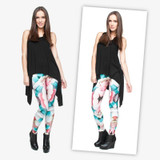 2016 New Fashion Women Funny Leggings Digital 3D Patel tablet Girls Casual Jogger Leggin Pant
