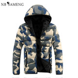 2016 New Fashion Winter Jacket Men Jackets Parka Hombre Invierno Camouflage Warm Hood Coat NSWT120