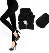 2016 New Fashion Wholesale Cotton Leggings For Women Casual Warm Winter Faux Velet Knitted Thick Slim Leggings Super