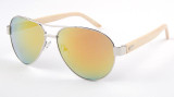 2016 New Fashion Pilot  Bamboo Sunglasses Men Wood Sunglasses Women Brand Designer UV400 Mirror Handmade Wood Gafas De Sol