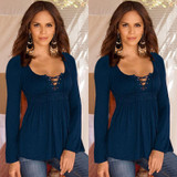 2016 New Fashion Ladies White Blusas Women's Long Sleeve Cotton Lace Crochet Tops Blouses Women Clothing Feminine Blouse