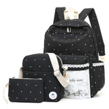 Canvas windmill Printing Backpack Set School Bags For Teenage Girls High Quality Women Lace Rucksack Travel bag Fashion Mochila