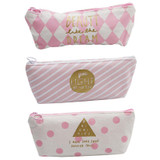 Canvas Pencil Bag Grid Portable South Korea Stationery Creative School Pencil Cases Storage Bag office supplies PC975479