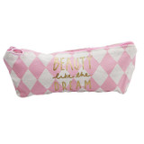 Canvas Pencil Bag Grid Portable South Korea Stationery Creative School Pencil Cases Storage Bag office supplies EJ975479