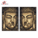 Canvas Painting Modern Decorative Pictures Buddha Wall Art Decoration Posters and Prints for Living Room Bedroom Home Decor 2pcs