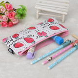 Canvas Fruit Pencil Pen Case Cosmetic Makeup Travel Pouch Bag Students levert dropship 2jul12 Canvas Fruit Pencil Pen Case Cosmetic Makeup Travel Pouch Bag Students levert dropship 2jul12