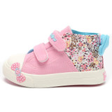 Canvas Children Sneakers 2018 Bowknot Girls Princess Shoes Denim Kids Sneakers Floral Flat Boots for Girls Baby Toddler Shoes