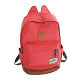 Canvas Backpack For Women Girls Satchel School Bags Cute Rucksack School Backpack children Cat Ear Cartoon Women Bags