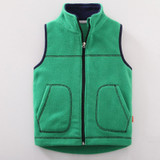 Candy-Colors Soft Fleece Kids Vest Waistcoats Children's Waistcoats Coat Sleeveless Kids Jacket Outerwear Boys Girls Vests