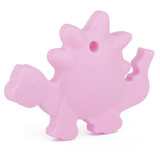 Candy Colors Silicone Baby Teether Dinosaur Shape Teethers Necklace Pendant Baby Dental Care Toothbrush Training Baby Care