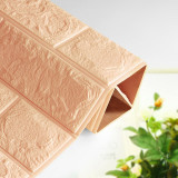 3D wall decor stickers wallpaper adhesive foam brick room DIY self home decor