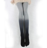 Candy Colorful Gradient Summer Stockings Women Strumpfhose Girl Tights Fashion Patchwork Ombre Hand Dye Thick Lolita Pantyhose