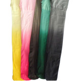 Candy Colorful Gradient Summer Stockings Women Strumpfhose Girl Tights Fashion Patchwork Ombre Hand Dye Thick Lolita Pantyhose