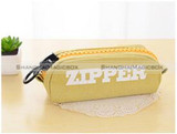 Candy Color Canvas Pencil Case Stationery Storage Organizer Bag School Supply 99916193