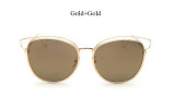 CandisGY Women Classic Cat EyE Sunglasses Lady Fashion mIRROR Brand Desinger Mirror Sun Glasses Female
