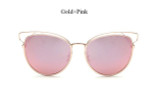 CandisGY Women Classic Cat EyE Sunglasses Lady Fashion mIRROR Brand Desinger Mirror Sun Glasses Female