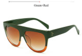 CandisGY Shadow Brand Designer Fashion Celebrity Women Sunglasses Sun Glasses Flat Top Shield Lady Female Super star Oversized