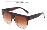 CandisGY Shadow Brand Designer Fashion Celebrity Women Sunglasses Sun Glasses Flat Top Shield Lady Female Super star Oversized