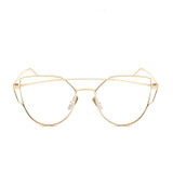 CandisGY Hot Sell Cat Eye Women Sunglasses Lady Fashion Brand Desinger Mirror Flat Lens Sun Glasses Female Sunglasses Oculos