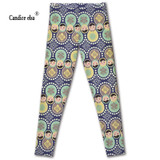 CANDICE ELSA women leggings workout legging fitness female pants elastic dollface printed sexy trousers plus size wholesale