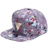 Can Track Baseball Cap Floral Hip Hop Hat Snapback Flat Peaked Adjustable Flower Hat For Women Caps Fashion