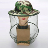 Camping Fishing Hunting Insect Anti Mosquito Bug Bee Hat Camouflage Face Mesh Caps Drop Shipping