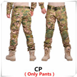Camouflage tactical military clothing paintball army cargo set combat trousers multicam hike tactical Militar pants with knee Camouflage tactical military clothing paintball army cargo set combat trousers multicam hike tactical Militar pants with knee