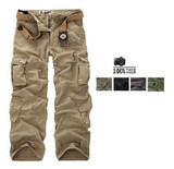 Camouflage Pants Camo Tactical Trousers Mens Military Loose Multi-pocket Cotton Combat Army City Casual Pants Soldier Clothing