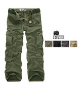 Camouflage Pants Camo Tactical Trousers Mens Military Loose Multi-pocket Cotton Combat Army City Casual Pants Soldier Clothing