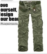 Camouflage Pants Camo Tactical Trousers Mens Military Loose Multi-pocket Cotton Combat Army City Casual Pants Soldier Clothing