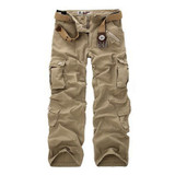 Camouflage Pants Camo Tactical Trousers Mens Military Loose Multi-pocket Cotton Combat Army City Casual Pants Soldier Clothing