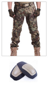 Camouflage military pants men trousers us tactical army pants camo cargo pants mens baggy cargo pants with knee pads