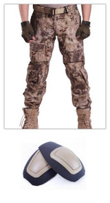 Camouflage military pants men trousers us tactical army pants camo cargo pants mens baggy cargo pants with knee pads