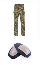 Camouflage military pants men trousers us tactical army pants camo cargo pants mens baggy cargo pants with knee pads